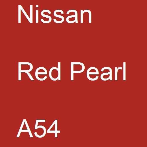 Nissan, Red Pearl, A54.